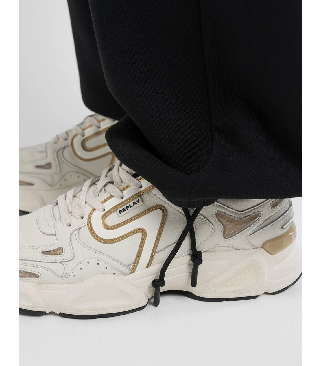 コットンMIXワイドカーゴパンツ 詳細画像 ブラック 5